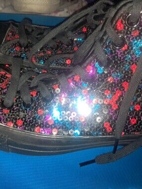 Converse Sequin High Tops